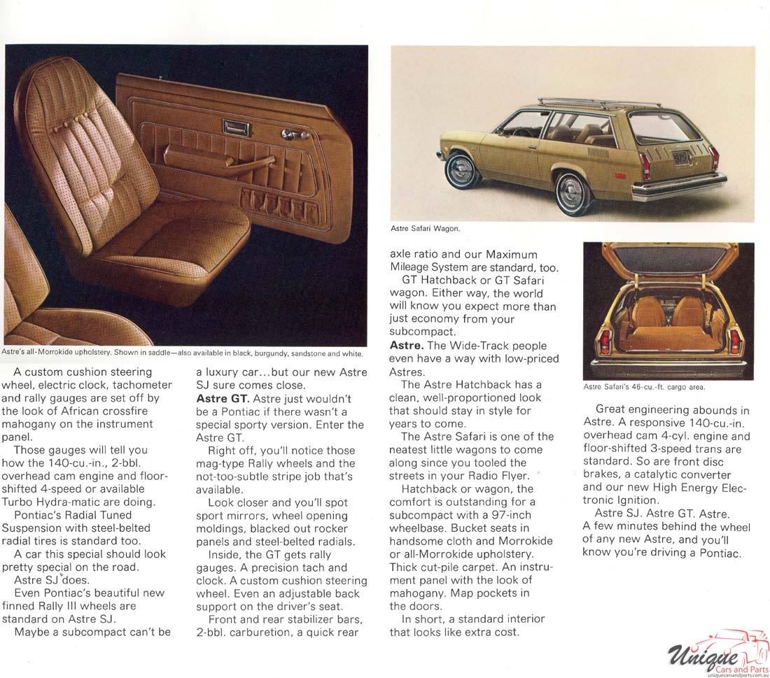 1975 Pontiac Astre Brochure Page 2